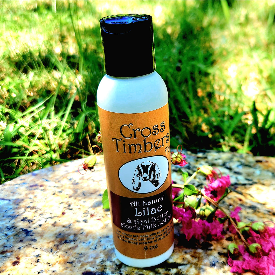 Lilac and Acai Butter Goats Milk Lotion 4oz