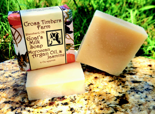 Moroccan Argan Oil and Jasmine Goats Milk Soap 4oz