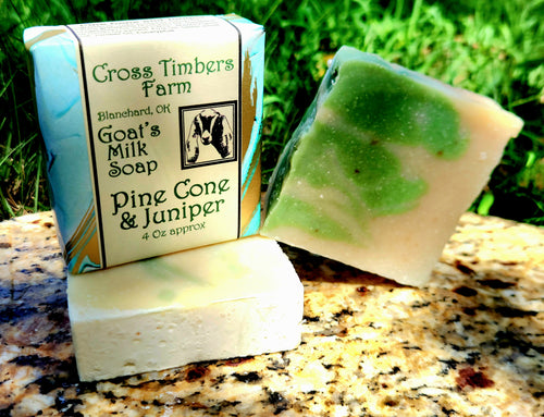 Pine Cone and Juniper Goats Milk Soap 4oz