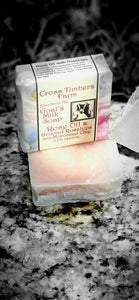 Rose Oil and Rosehips with Red Moroccan Clay Goats Milk Soap 4oz