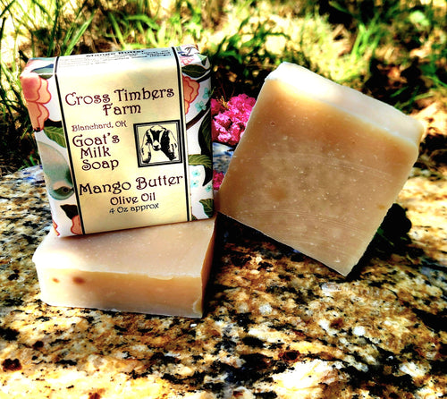 Mango Butter, Oilve Oil Goats Milk Soap 4oz