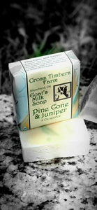 Pine Cone and Juniper Goats Milk Soap 4oz