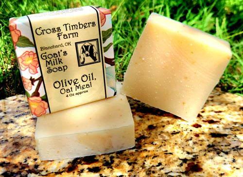 Olive Oil Oatmeal Goats Milk Soap 4oz