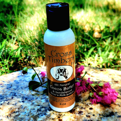 Cocoa Butter and Sandalwood Goats Milk Lotion 4oz