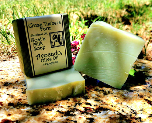 Avocado Olive Oil Goats Milk Soap 4oz