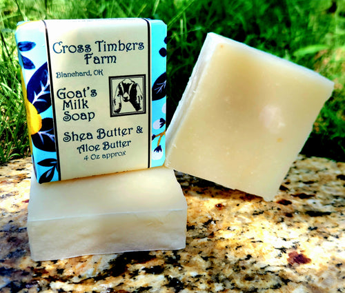 Shea Butter and Aloe Butter Goat Milks Soap 4oz
