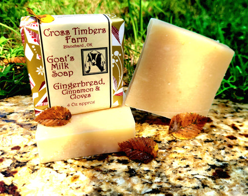 Gingerbread, Cinnamon and Cloves Goats Milk Soap 4oz