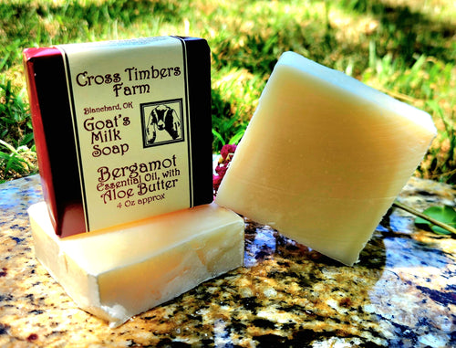 Bergamot Essential Oil Goats Milk Soap 4oz