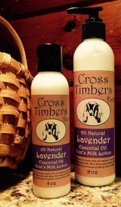 Lavender Essential Oil Goats Milk Lotion 9oz