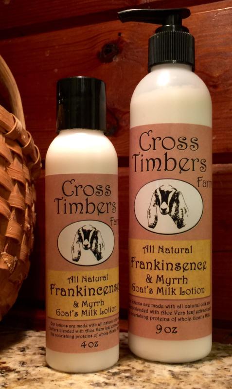 Frankincense and Myrrh Goats Milk Lotion 4oz