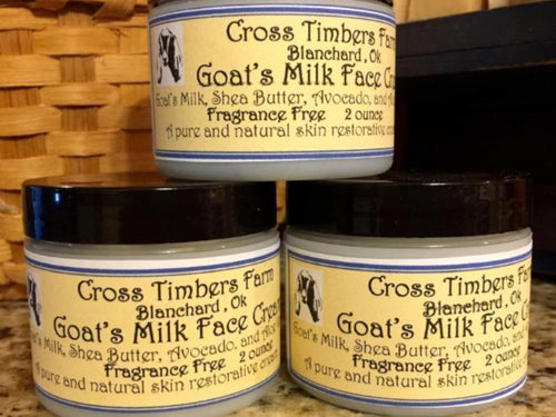 Fragrance Free Goat's Milk Face Cream 2oz