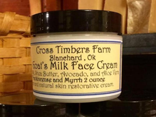 Frankinsense and Myrrh Goat's Milk Face Cream 2oz