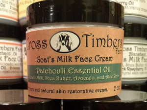 Patchouli Essential Oil Goat's Milk Face Cream 2oz