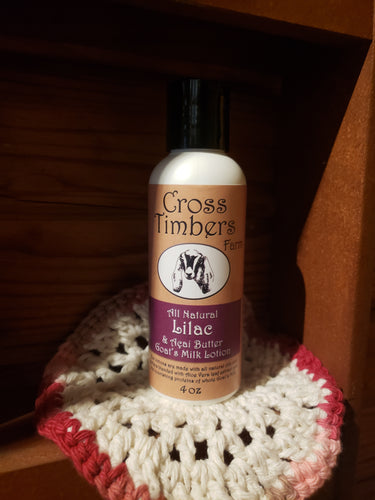 Lilac and Acai Butter Goats Milk Lotion 4oz