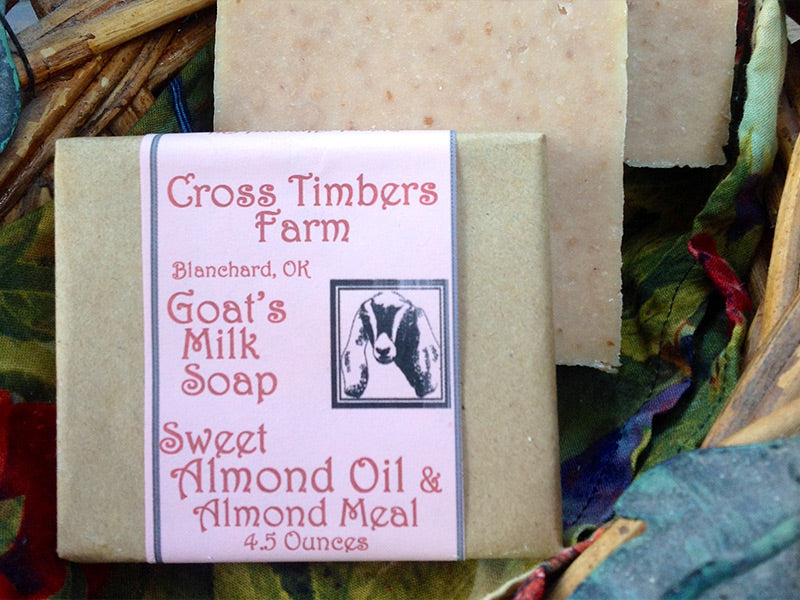 Sweet Almond Meal Goat Milk Soap 4oz